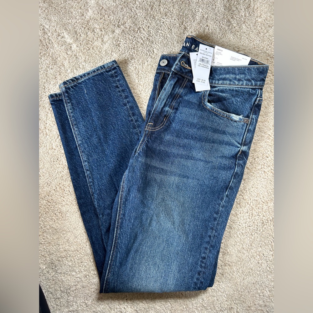 American Eagle 90s Skinny Stretch Blue Jeans